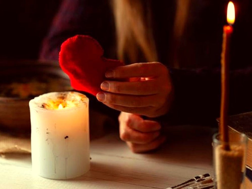 Endulzamiento de Pareja - ritual con vela y corazón